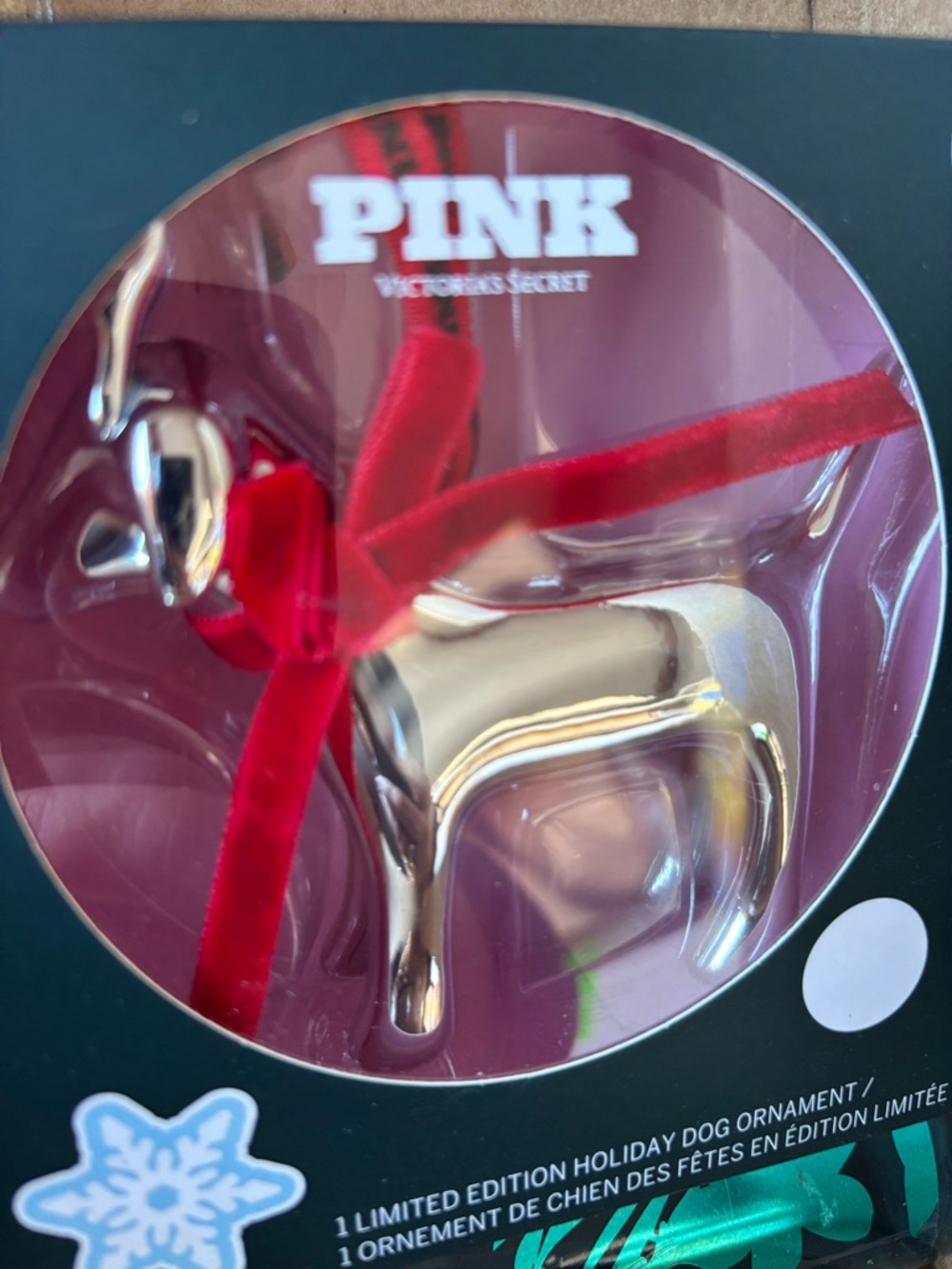 PINK Victoria's Secret Silver Dog Ornament(Limited Edition)